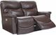 La-Z-Boy® James Walnut Leather Power Reclining Loveseat with Headrest-3