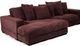 Moe's Home Collection Plunge 2-Piece Dark Brown L-Shaped Sectional and Reversible Chaise-3