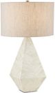 Currey & Company Elysium Natural/White Table Lamp-0