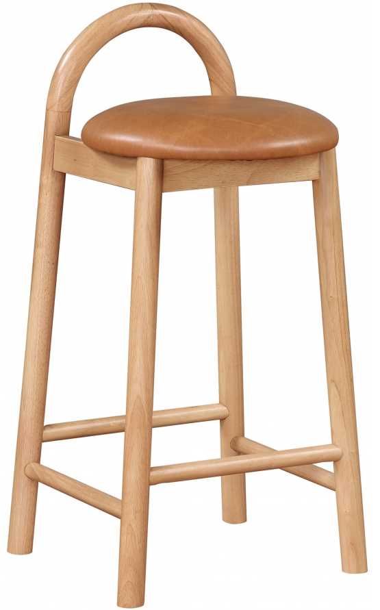 Meridian Furniture Calvin Natural Leather Counter Stool-0