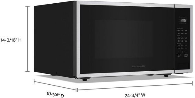 KitchenAid® 2.2 Cu. Ft. PrintShield Stainless Countertop Microwave-6