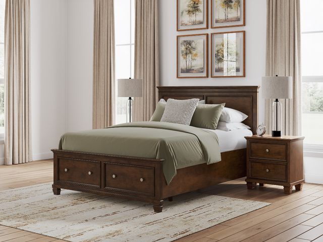 Signature Design by Ashley® Danabrin Brown Queen Panel Storage Bed-1