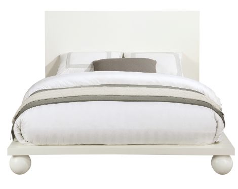 Meridian Furniture Kent Cream King Panel Bed-2