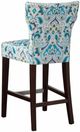 Olliix by Madison Park Blue Avila Tufted Back Counter Stool-4