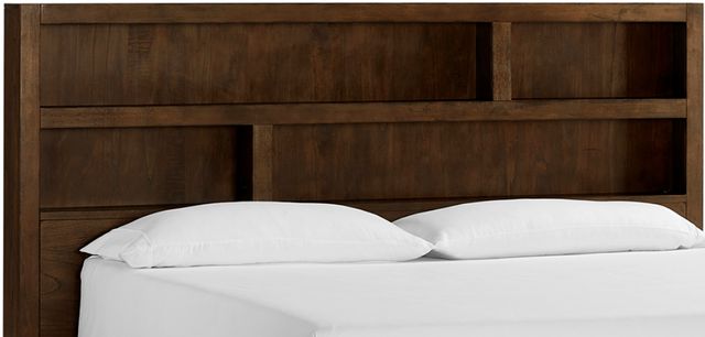 aspenhome® Modern Loft Brownstone Queen Low Profile Platform Bed-1