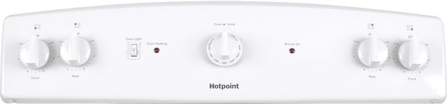 Hotpoint® 30" White Freestanding Electric Range-3