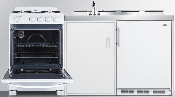 Summit® 72" White All-In-One Kitchenette-4