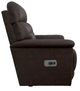 La-Z-Boy® Fulton Dark Chocolate Leather Power Wall Recliner with Headrest and Lumbar-3
