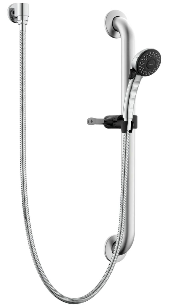 Delta HDF® Stainless Slide Bar Handshower-0