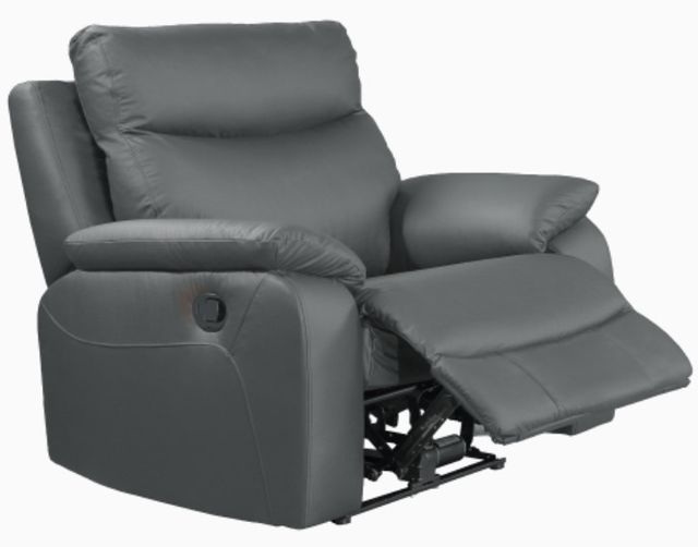 Mazin Furniture Wembley Dark Gray Power Recliner Chair-2