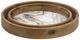 A & B Home 2-Piece Beige/Brown Decorative Wooden Tray Set-3