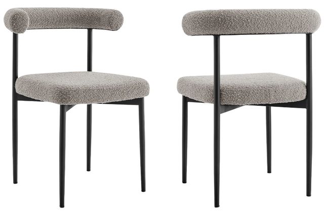 Armen Living Shannon 2-Piece Thundercloud Gray Dining Chair Set-3