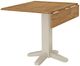 John Thomas Furniture® Dining Essentials Hickory 36" Square Dropleaf Dining Table with Shell Base-0
