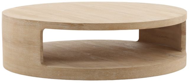Dovetail Furniture Hilaire Light Natural Coffee Table-0