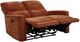 Coaster® Navarro Burnt Orange Upholstered Reclining Loveseat-4