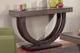 Handstone Customizable Contempo Slate Grey Pedestal 46” Sofa Table-0