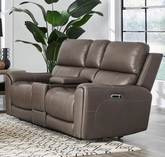 Parker House® Hancock Bette Hazel Power Reclining Loveseat with Console-2