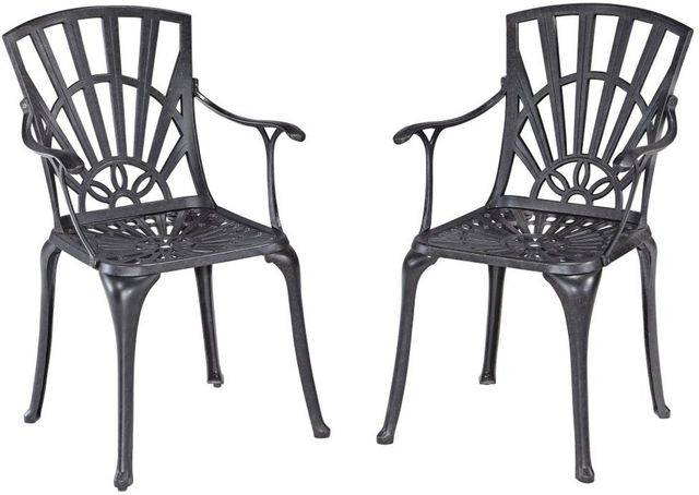 homestyles® Grenada 5-Piece Charcoal Outdoor Dining Set-3