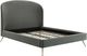 TOV Furniture Vivi Grey Velvet King Bed-0