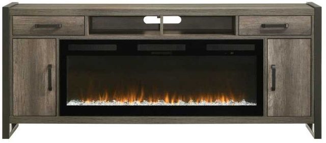 Liberty Furniture Tanners Creek Graystone Fireplace TV Console with Firebox Insert-0