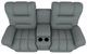 Best® Home Furnishings Customizable Seger Power Tilt Headrest Space Saver® Console Loveseat-4