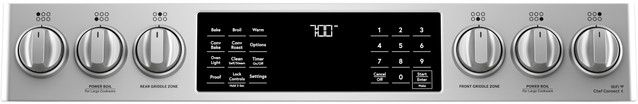 Café™ 30" Stainless Steel Slide-In Gas Range-6