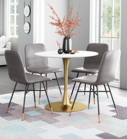 Zuo® Modern Var Gray Dining Chair-2