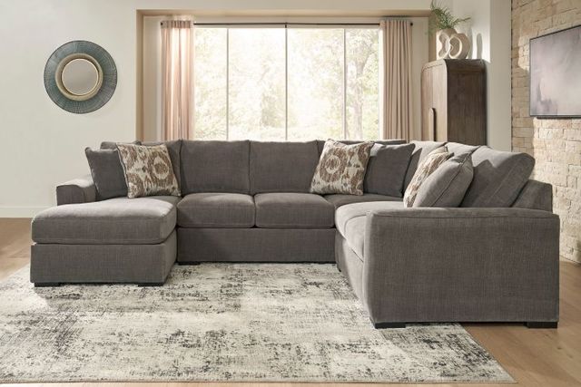 Signature Design by Ashley® Rosston 3-Piece Espresso Sectional-2
