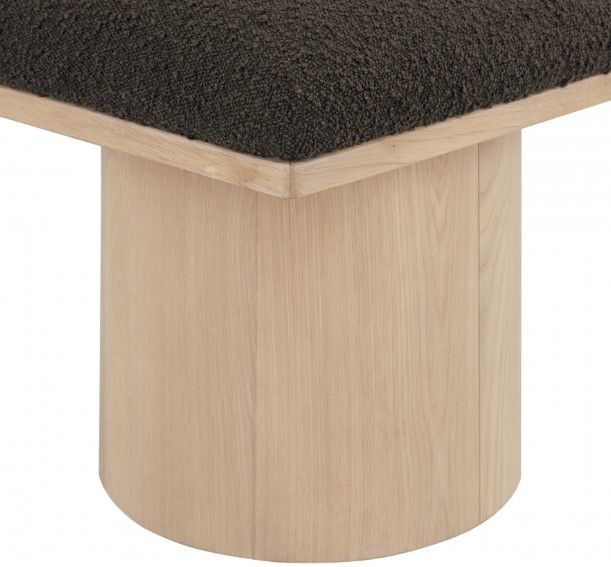 Meridian Furniture Pavilion 8-Piece Brown/Natural 62" Modular Bench Set-4