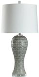 Stylecraft Grey Whisper/White Table Lamp-0