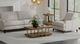 International Furniture Direct Alfa Ivory Accent Chair-1