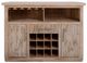 International Furniture Direct Balam Stained White Bar-3