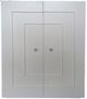 Million Dollar Rustic Solid White Dorm Cabinet-0