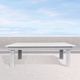 Enclover Hickory White Coffee Table-1