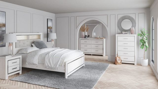 Signature Design by Ashley® Altyra 3-Piece White Queen Bookcase Bed Set-4