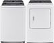 Midea® White Agitator Top Load Washer and Electric Dryer Laundry Pair-0