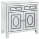 ACME Furniture Noralie Mirrored Cabinet with Two Drawers-0