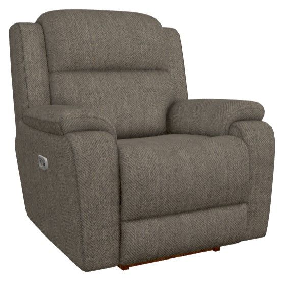 La-Z-Boy® Dorian Cocoa Power Rocking Recliner with Headrest-0