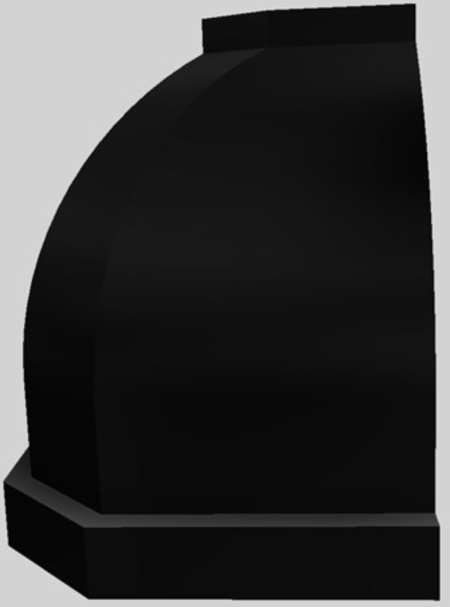 Vent-A-Hood® Designer Series 36" Black Wall Mounted Range Hood-1