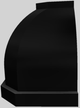 Vent-A-Hood® Designer Series 36" Black Wall Mounted Range Hood-1