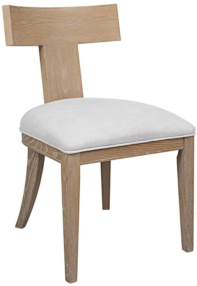 Uttermost® Idris Natural Armless Chair-0