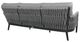 CabanaCoast® Customizable Trellis Aluminum/Natural Fiber Outdoor Sofa-2