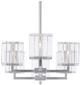 Currey & Company Valerio Silver Leaf Chandelier-3