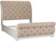 Liberty Furniture Abbey Park 5-Piece Antique White/Weathered Brown King Upholstered Sleigh Bed Set-2