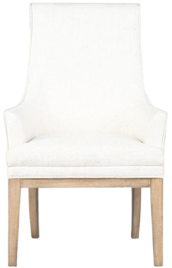 Magnussen Home® Coventry Honey Maple/Natural Host Arm Chair-2