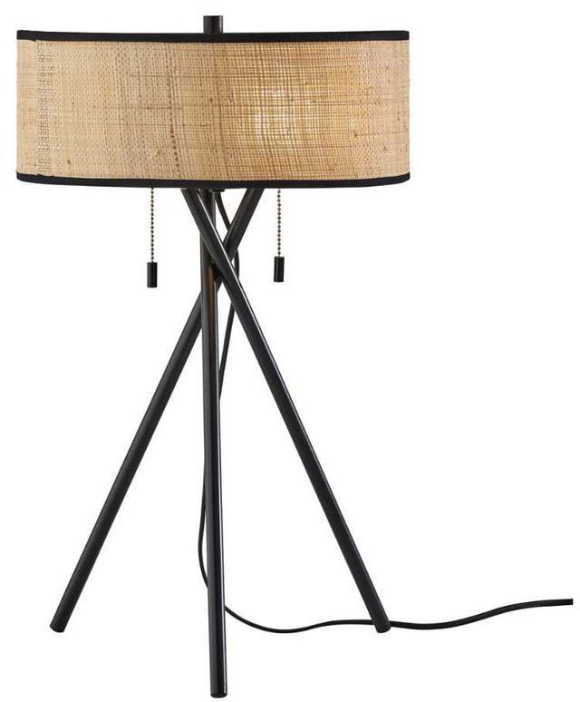 Adesso® Bushwick Black Table Lamp-0