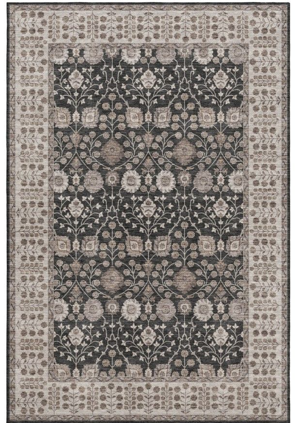 Dalyn™ Rug Company Hatay HY8 Black 5'x8' Area Rug-0