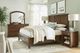 aspenhome® Cambridge Classic Cherry California King Panel Storage Bed-1
