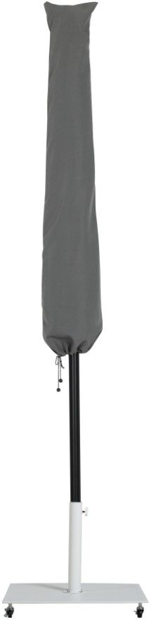 Meridian Furniture Amalfi Black/Black Aluminum Outdoor Patio Umbrella and Rectangular Base-2