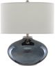 Currey & Company Lucent Blue/Off-White Table Lamp-1